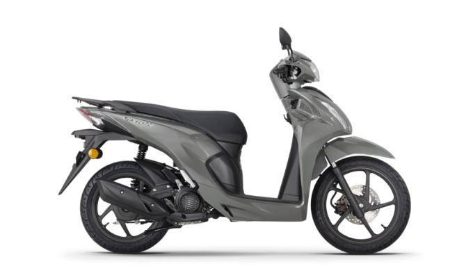 Honda Vision 110 Pearl Jupiter Gray