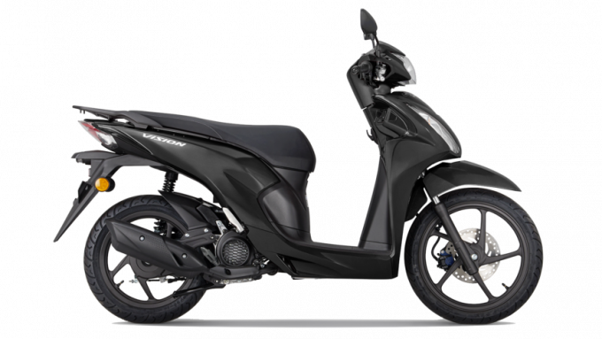 Honda Vision 110 Mat Galaxy Black Metallic