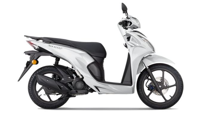 Honda Vision 110 Pearl Jasmine White