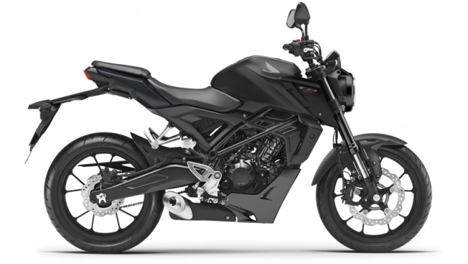 Honda CB125R Mat Gunpowder Black Metallic